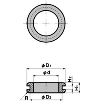 点击查看大图 阻燃索环(Φd=5 H2=1)TAKIGEN泷源C-30-NG-79-A-1-EP-UL